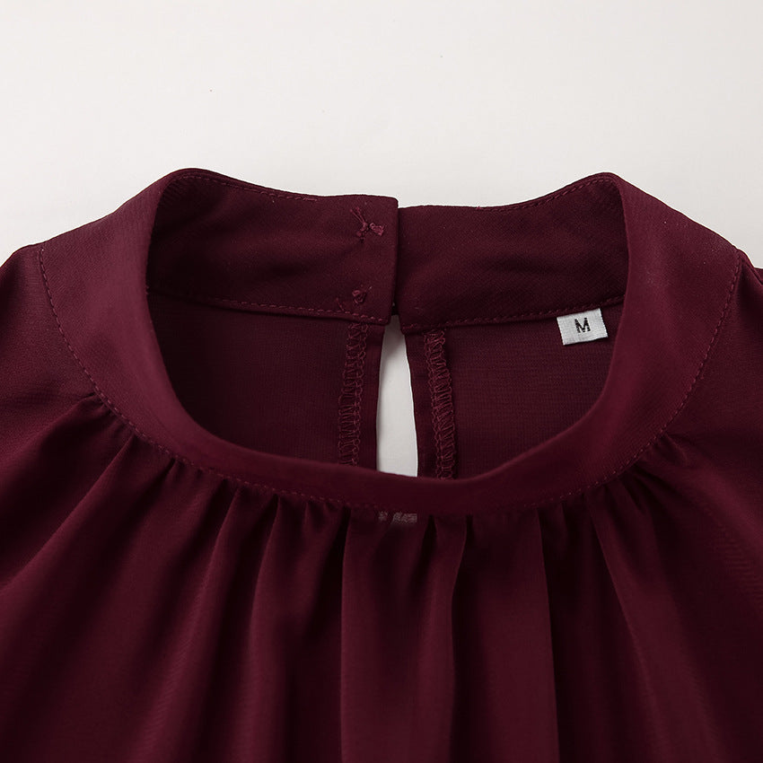 Ruffled Bell Sleeve Shirt
