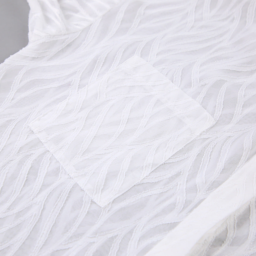 New Spring and Summer French Chiffon Shirt