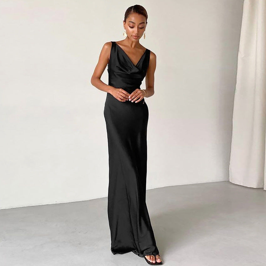 New summer ice silk dress