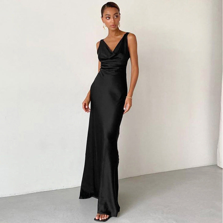 New summer ice silk dress