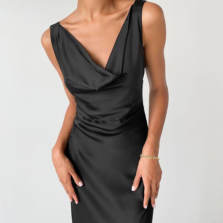 New summer ice silk dress