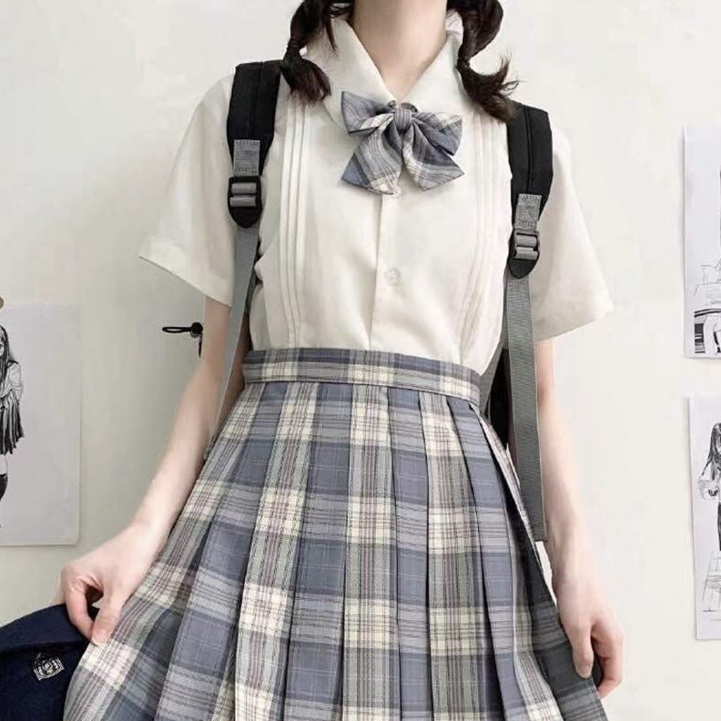 JK uniform shirt women's short sleeve Japanese preppy style